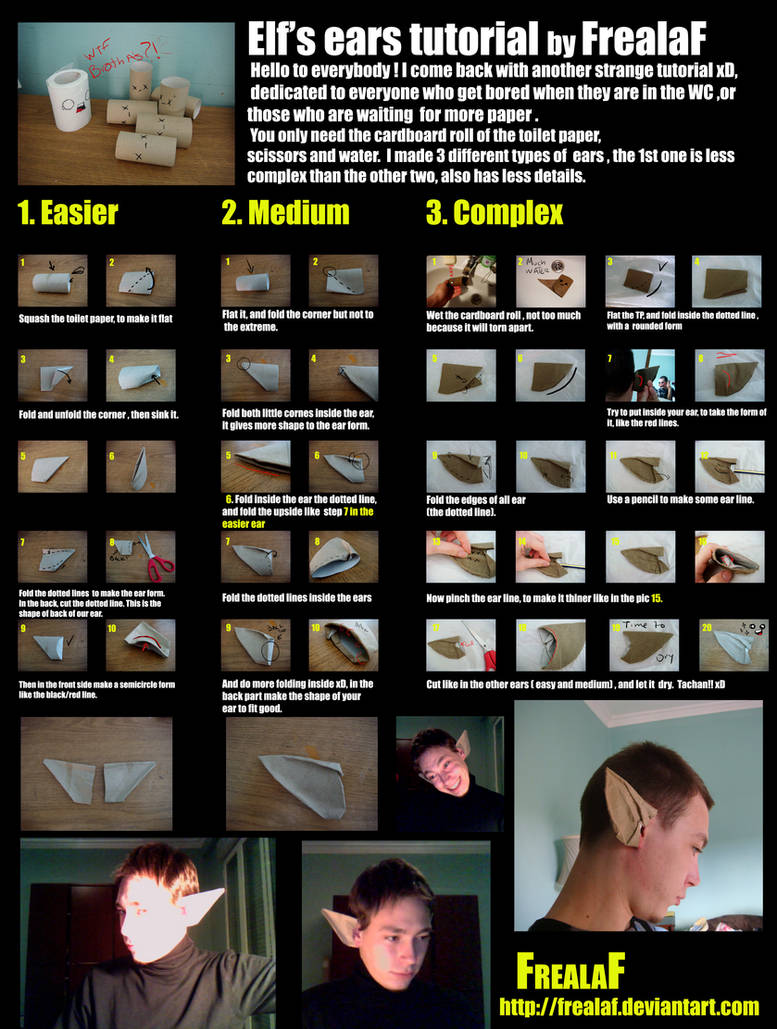 Elf's Ears Tutorial by FrealaF on DeviantArt