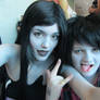 Marshal lee and Marceline selfies