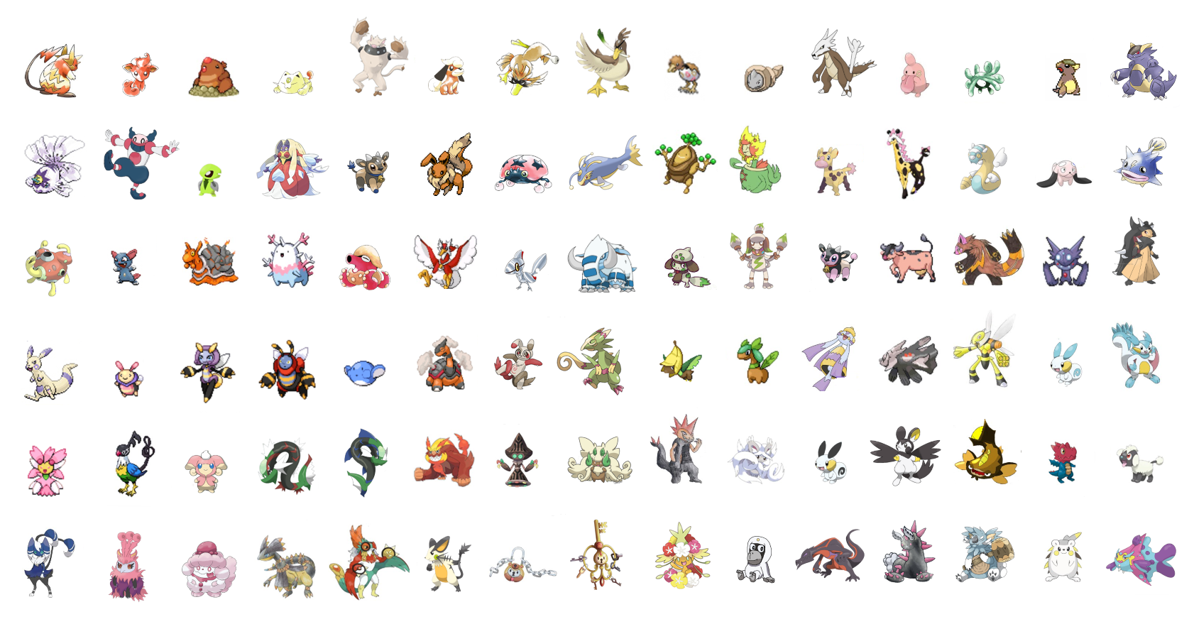 Combined Hoenn-Sinnoh Dex by AdeptCharon on DeviantArt