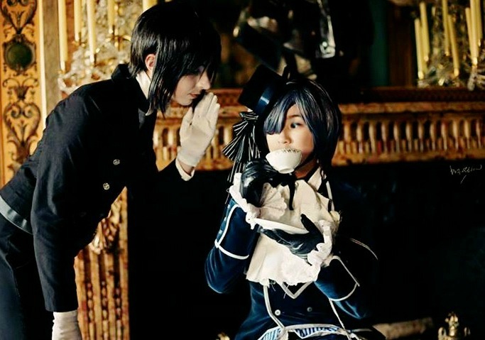 Sebastian Michaelis and Ciel Phantomhive