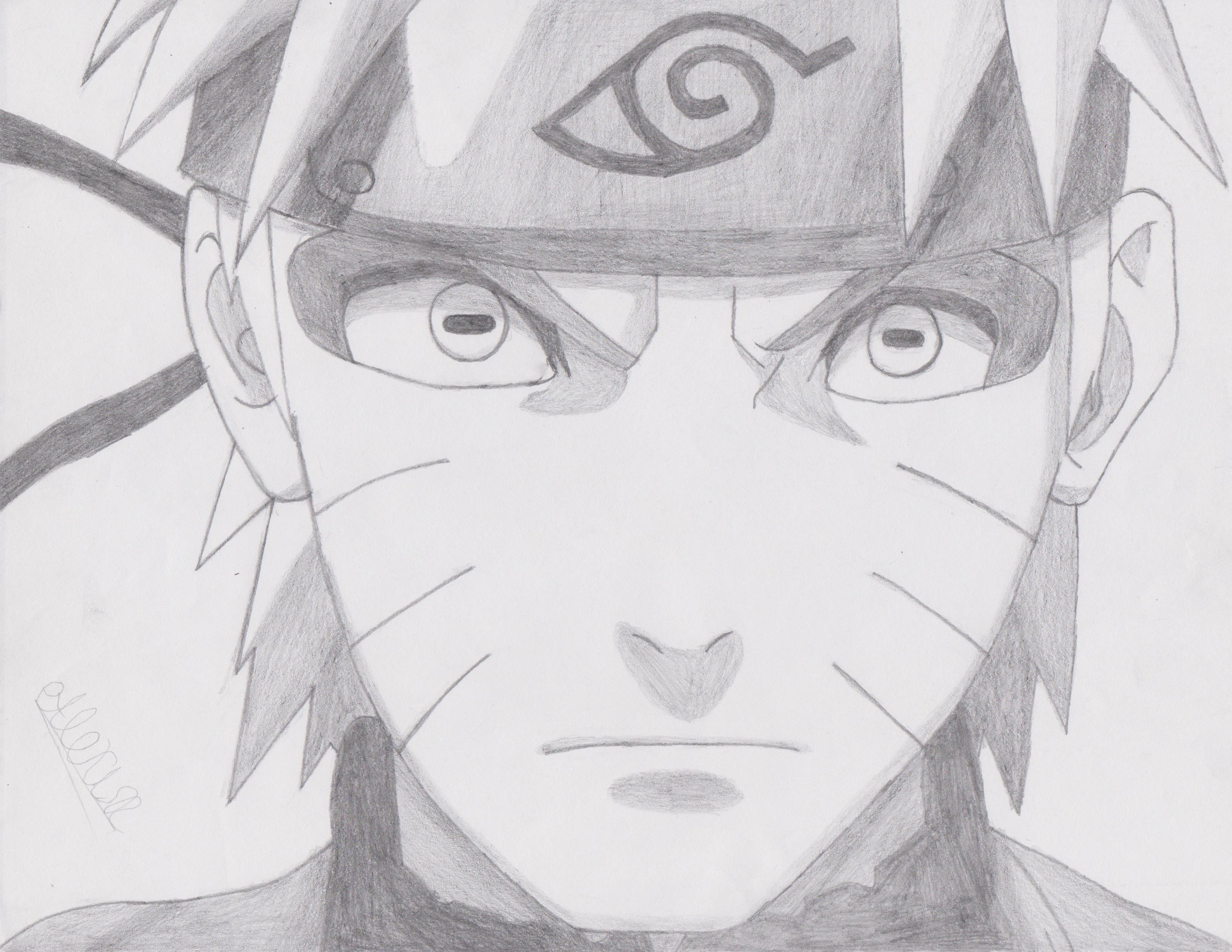 Naruto Uzumaki  Naruto sketch drawing, Naruto drawings easy, Naruto  painting