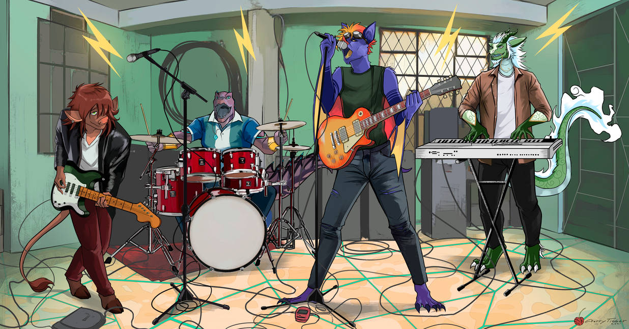 Garage Furry Band by cherrytigger on DeviantArt