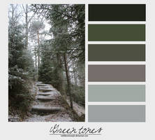 Green tones. {Palette}