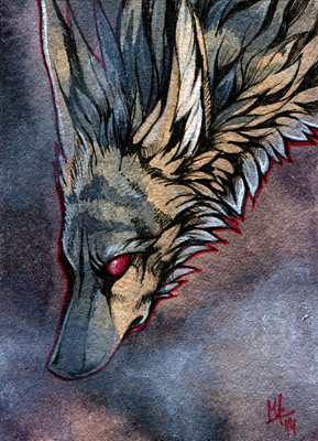 In the mist - ACEO for AlexiaMoonshine