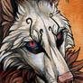 The gaze - ACEO for ArKadia-wolf