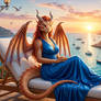 Aurelia enjoying the view.