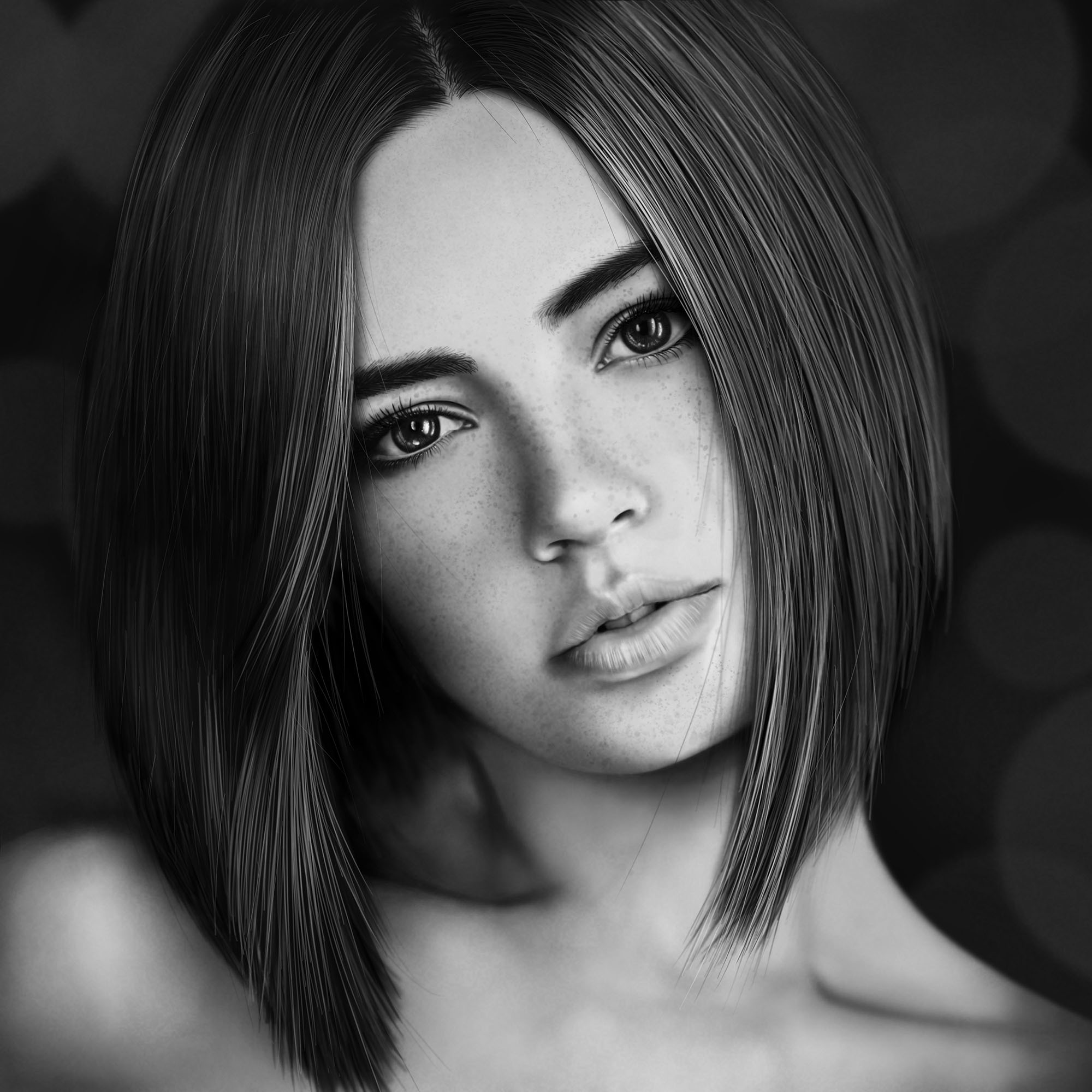 Woman Portrait drawing