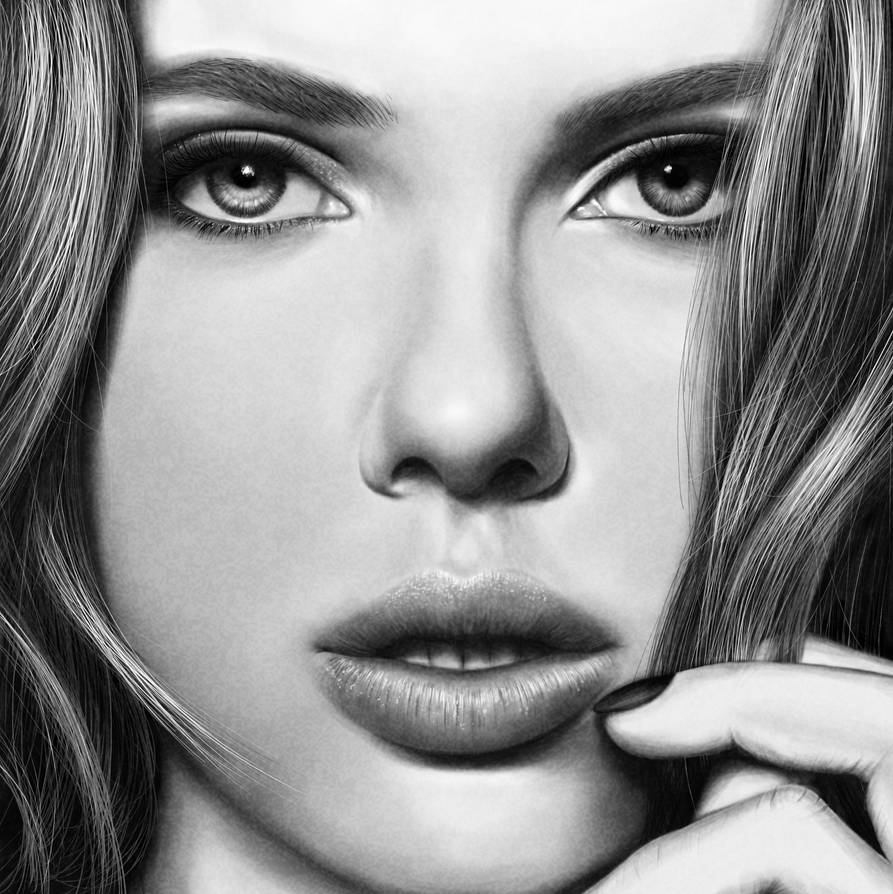 Scarlett Johansson Drawing by JoeDieBestie Scarlett Johansson Drawing by JoeDieBestie