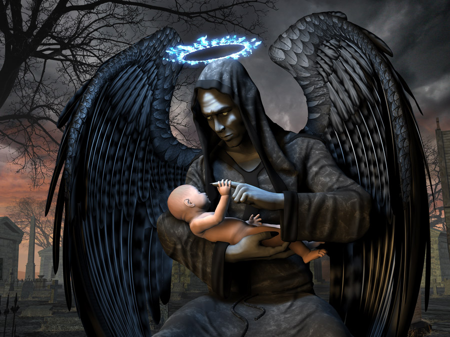 Angel Of Death By Cybergooch On Deviantart