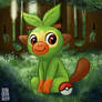 Grookey in the Forest