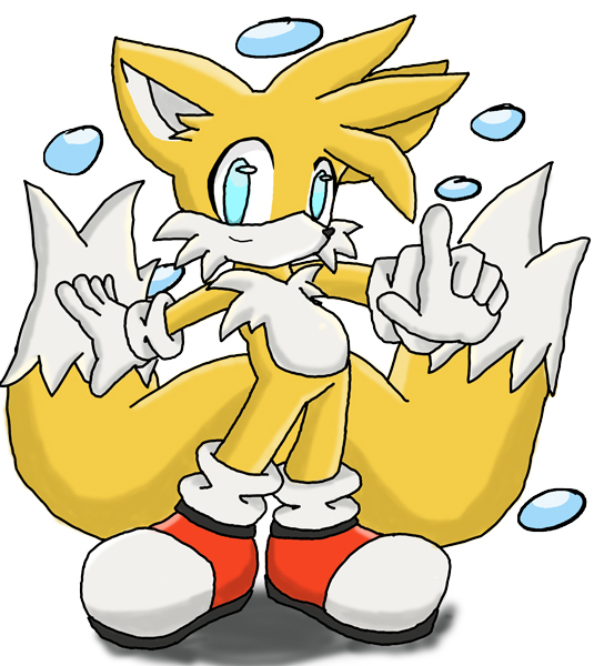 Tails kinda...