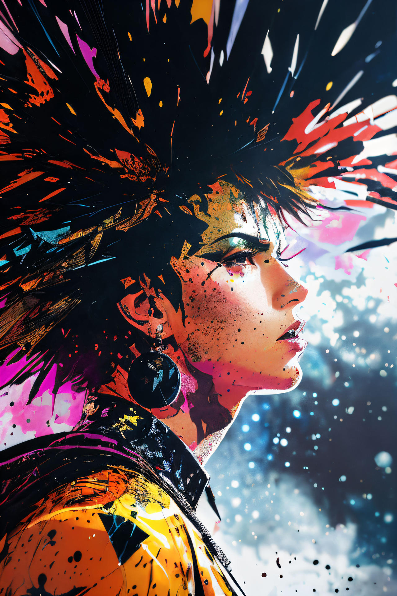 Punk Tech Deviantart Punk Chick by Synthartik on DeviantArt