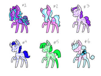 Pony adopts ($5.00 each)