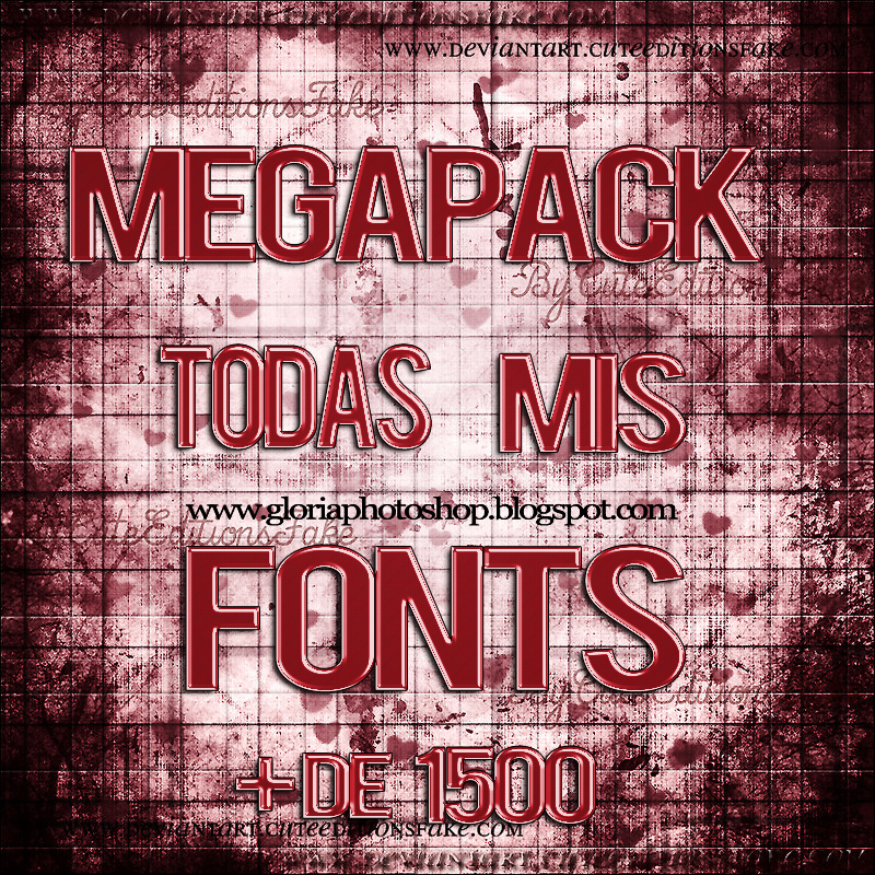 MEGAPACK DE FONTS