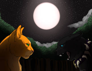 Scourge V Firestar Warrior Cats