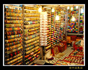 bangle shop.