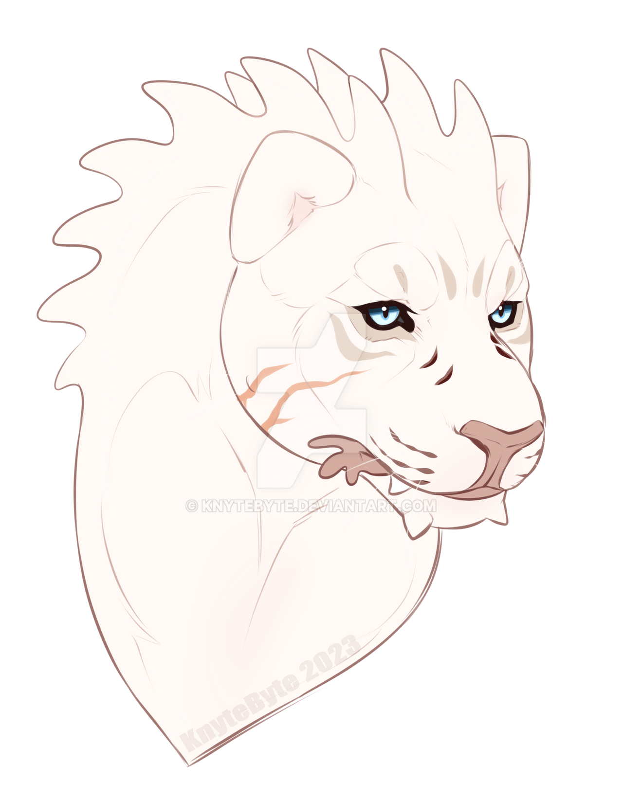 Rex headshot 2023 by KnyteByte on DeviantArt
