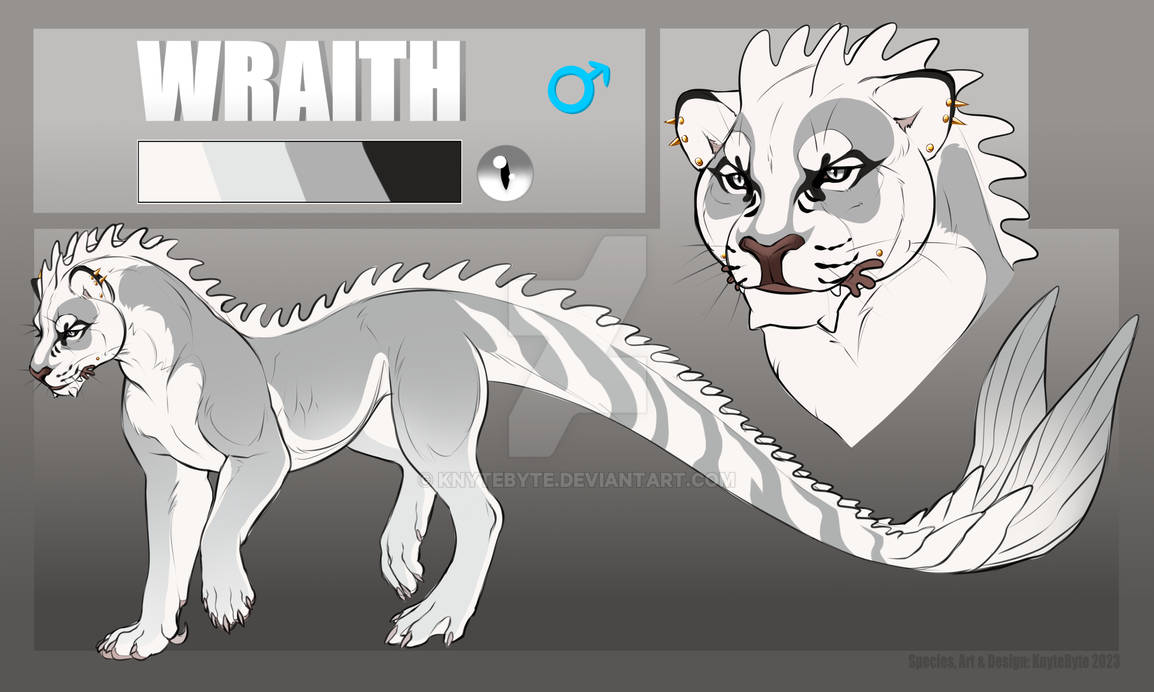 Quatta Wraith Reference Sheet (Quatta OC) by KnyteByte on DeviantArt