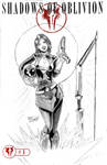 One Sketch 3: Pink Ranger by Shono
