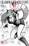 One Sketch 28: Demon Fox Girl by Shono