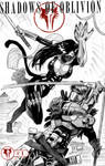 One Sketch 31: Nekotsu vs Cerberus by Shono