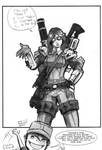 One Sketch 33: 90's Gear by Shono