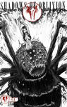 One Sketch 34: Chaos Witch Quelaag by Shono