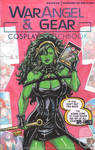 Cosplay Sketch Cover: She-Hulk Cosplays Yor by Shono