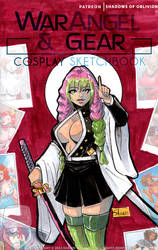 Cosplay Sketch Cover: Mitsuri Kanroji Demon Slayer