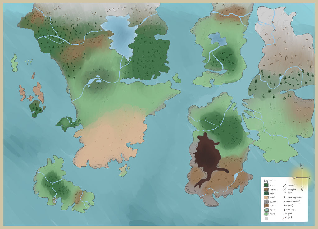 Dnd Map landscape by painttoolsy on DeviantArt