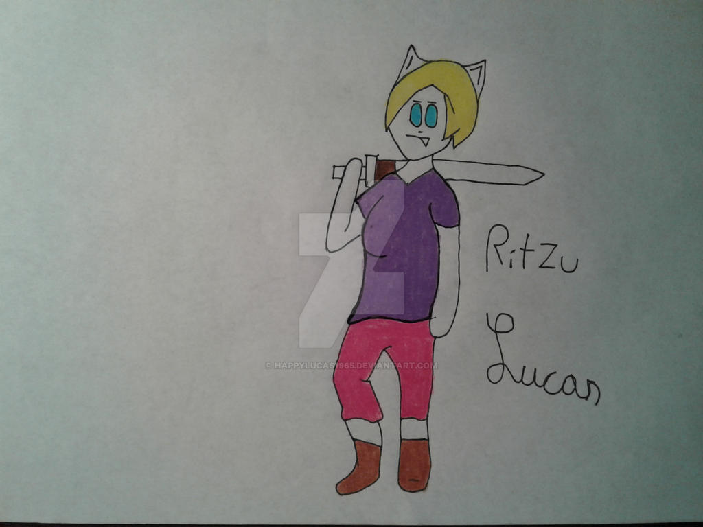 Drawing Ritzuart Ritzu With Sword by Happylucas1965 on DeviantArt