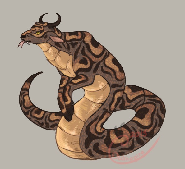 Ophiotaurus by Otchippira on DeviantArt