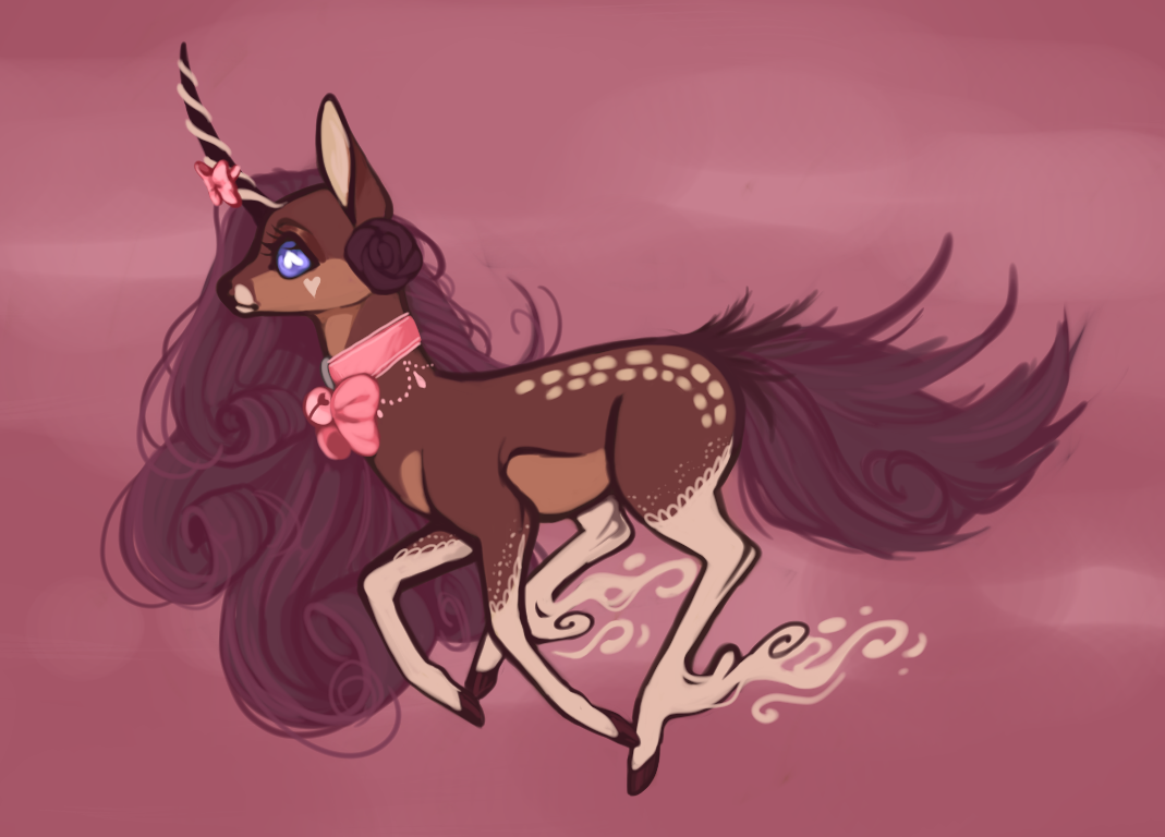 is it a deer no its an unicorn by Otchippira on DeviantArt