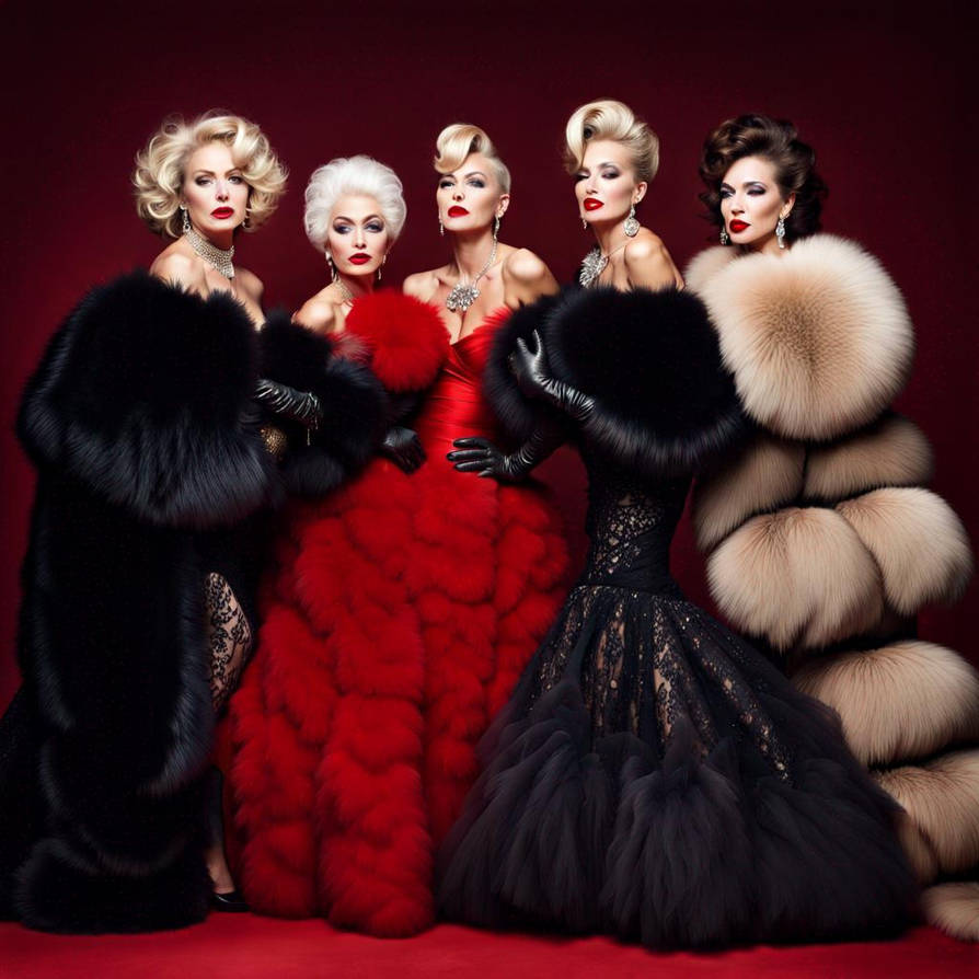 5 Elegant Fur Ladies by Fur-Diva-Queen on DeviantArt