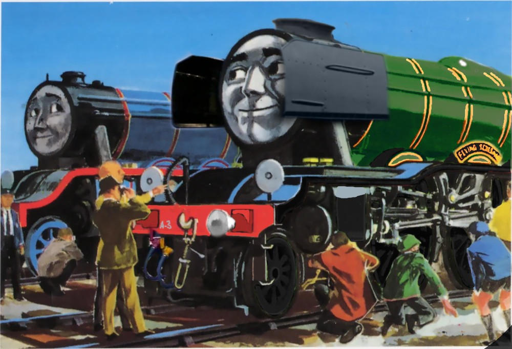 Edward Gordon Rws RWS Gordon and Flying Scotsman by Benzilla2007 on DeviantArt
