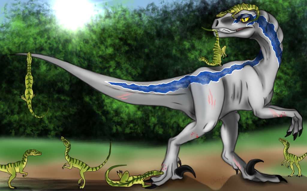 Flynt The Raptor Watching the Flock *AT with DisneyWildeRaptor* by WhenBooksFly101 on ...