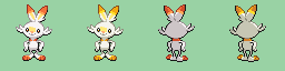 Pokemon Sword And Shiled Scorbunny Sprites Gba by Juaner2004 on DeviantArt