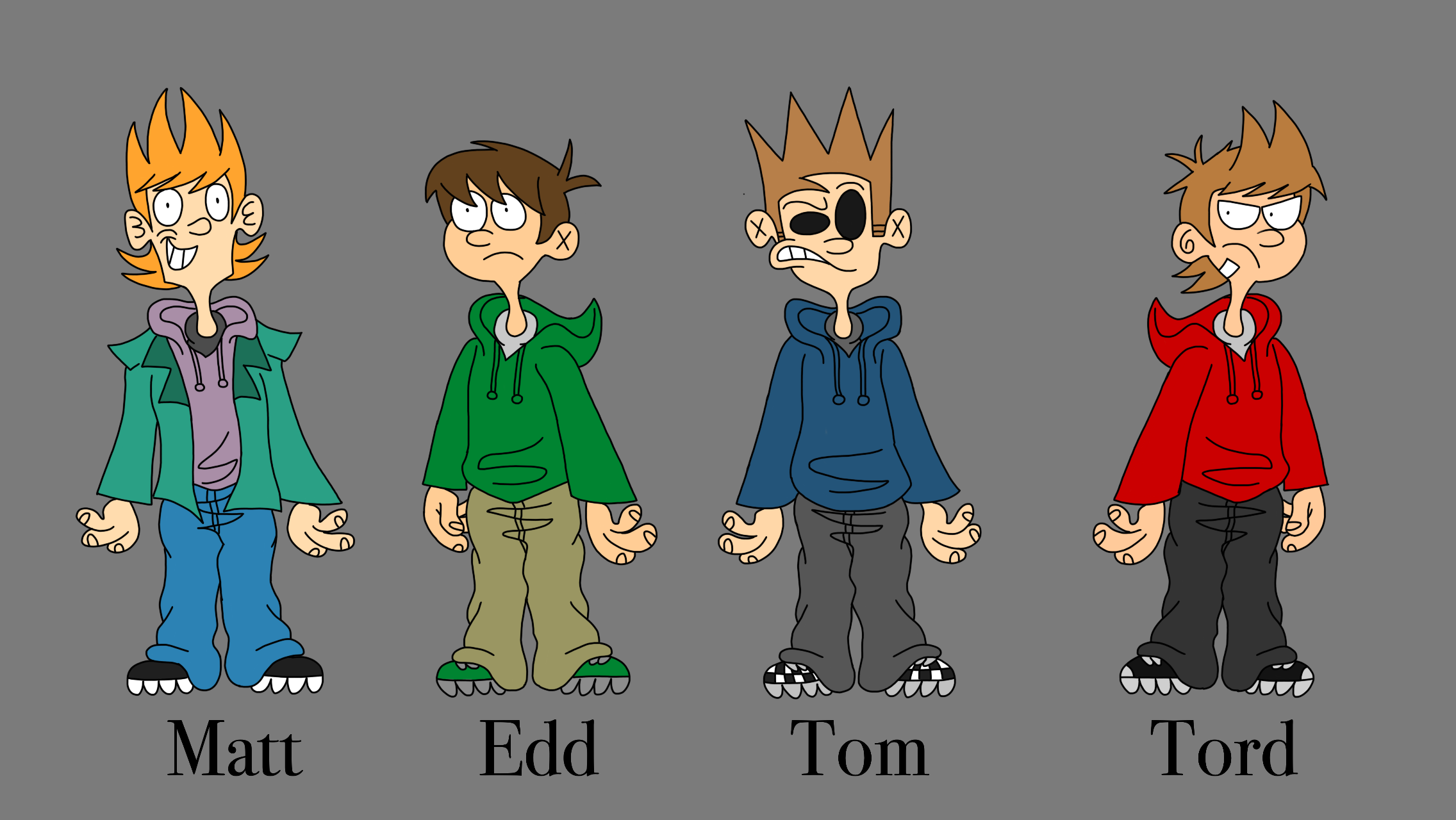 Eddsworld - Eddsworld Tom Tord Edd And Matt, HD Png Download