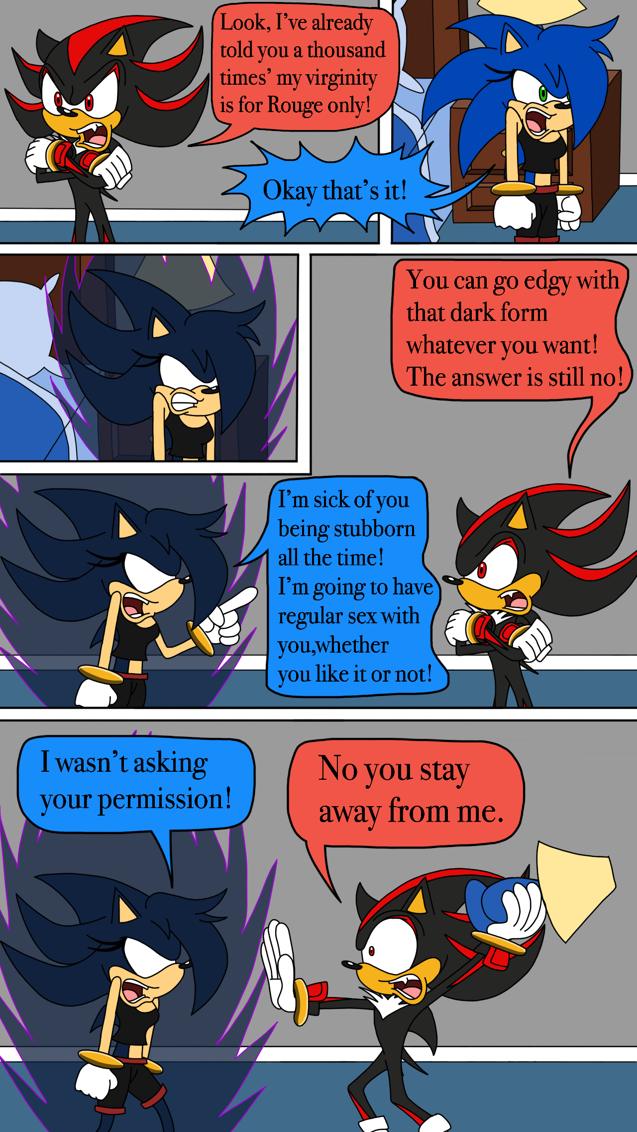 Sonic exe and Sonica exe (short Comic) by Darkness9000A on DeviantArt