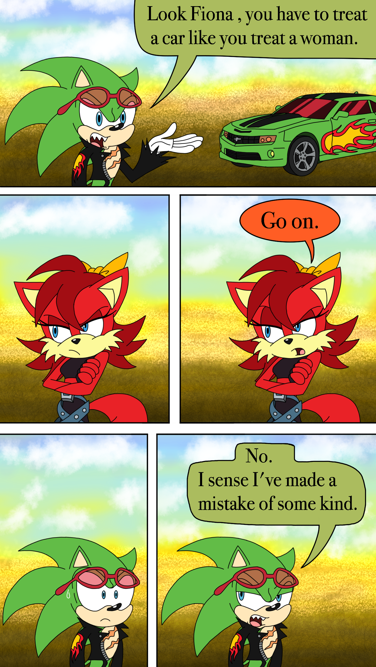 Sonic exe and Sonica exe (short Comic) by Darkness9000A on DeviantArt