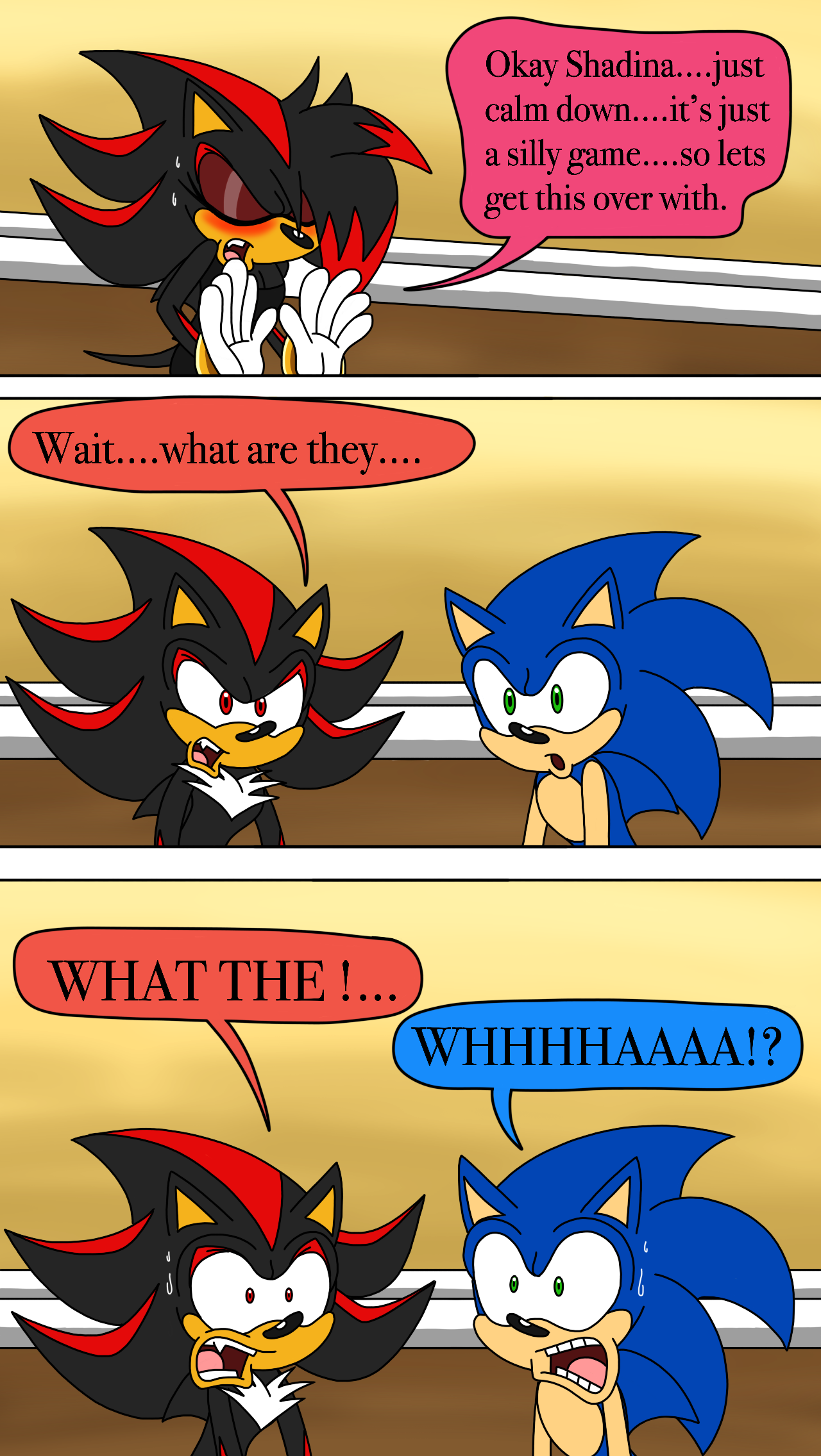 DARK SONICA KISSES SHADOW! - [Sonic Comic Dub] 