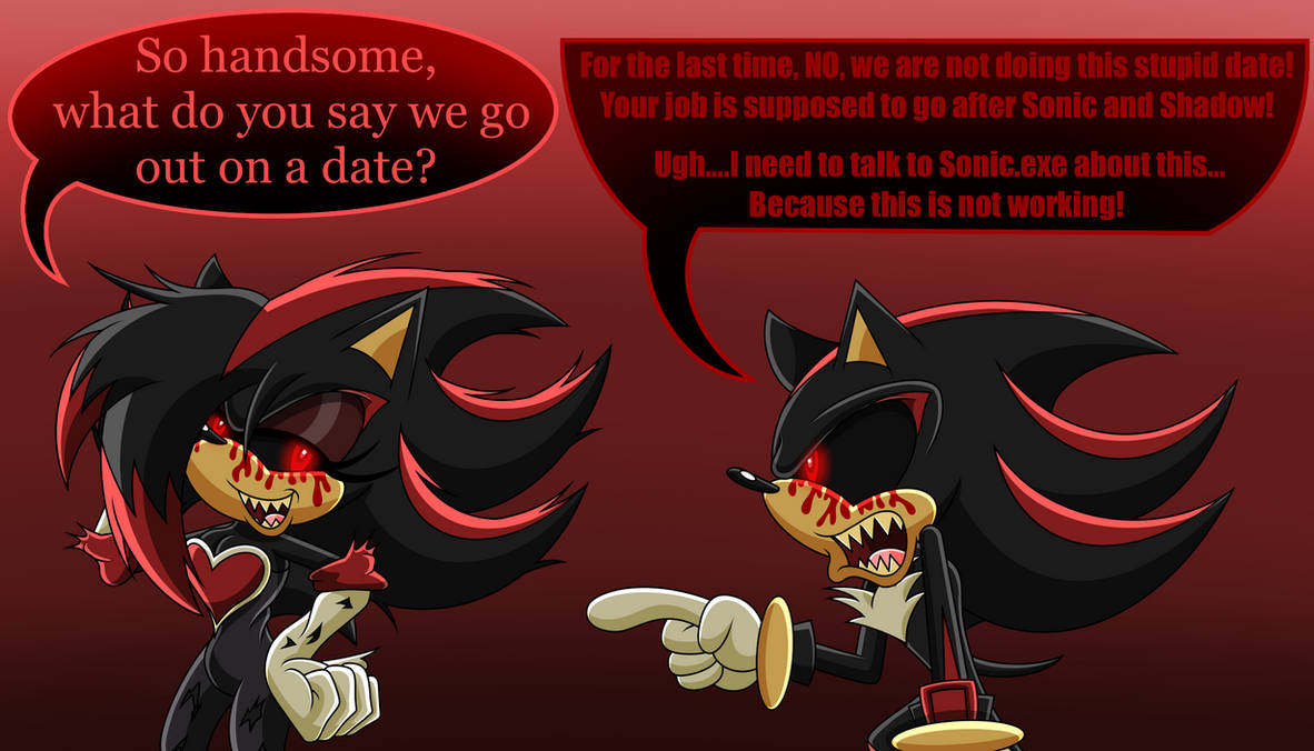 Shadow exe and Shadina exe (short Comic) by Darkness9000A on DeviantArt