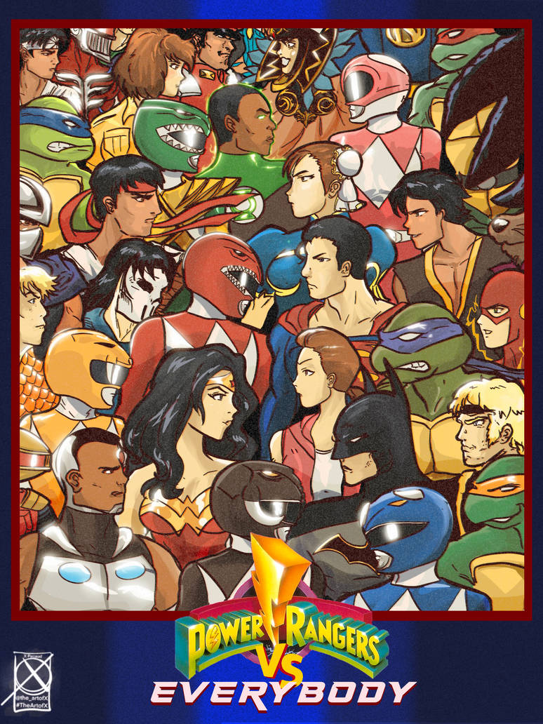 Power Rangers vs Everybody by Xtophe on DeviantArt