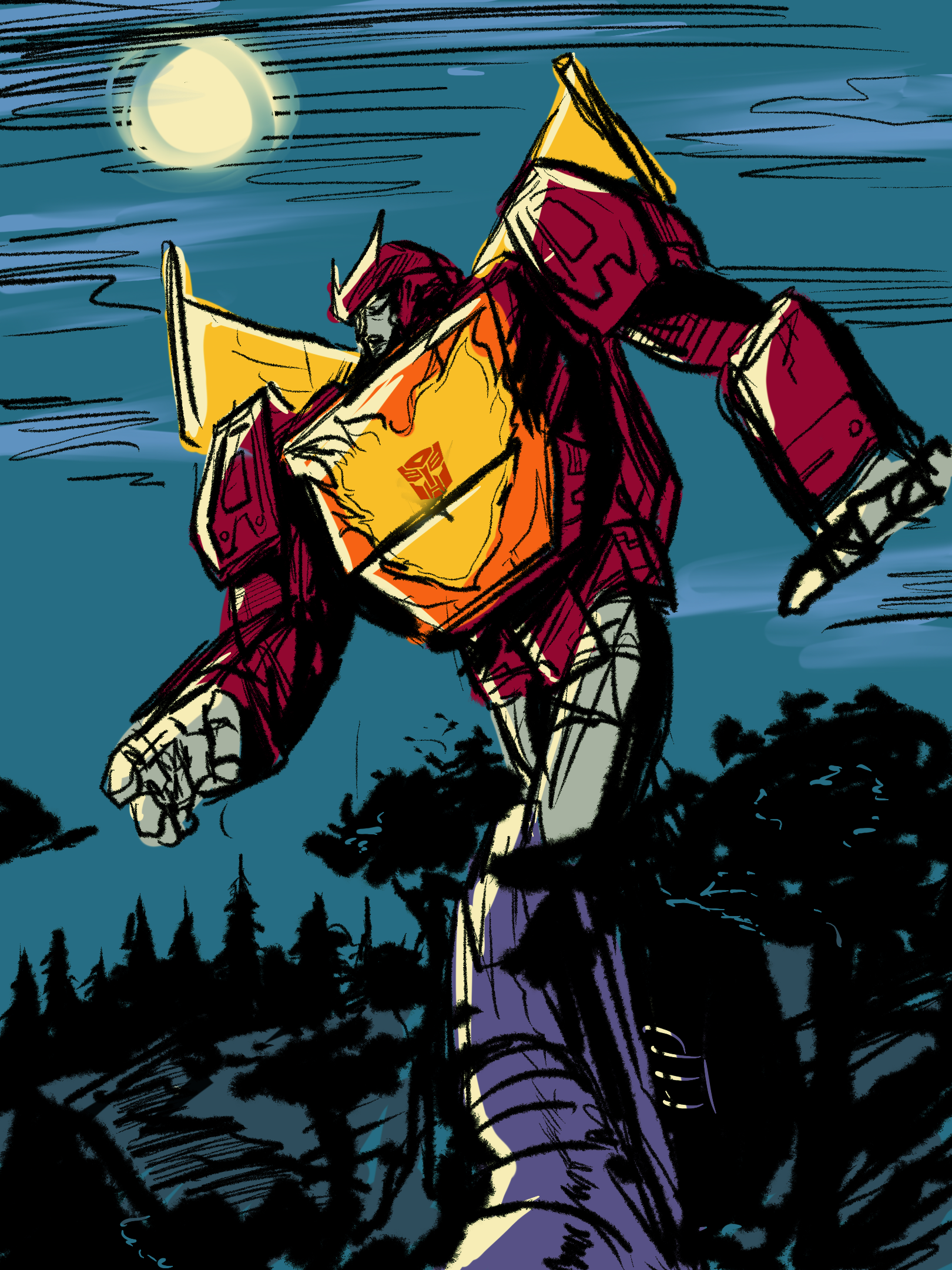 Hot Rod sketch