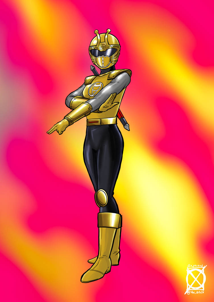 Yellow Thunder Ranger by Xtophe on DeviantArt