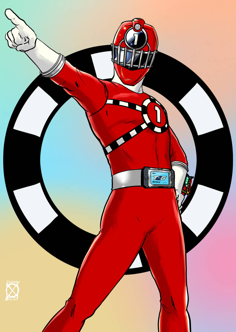 Ricky Rrl Ricky the Red Rail Rider Ranger by Xtophe on DeviantArt