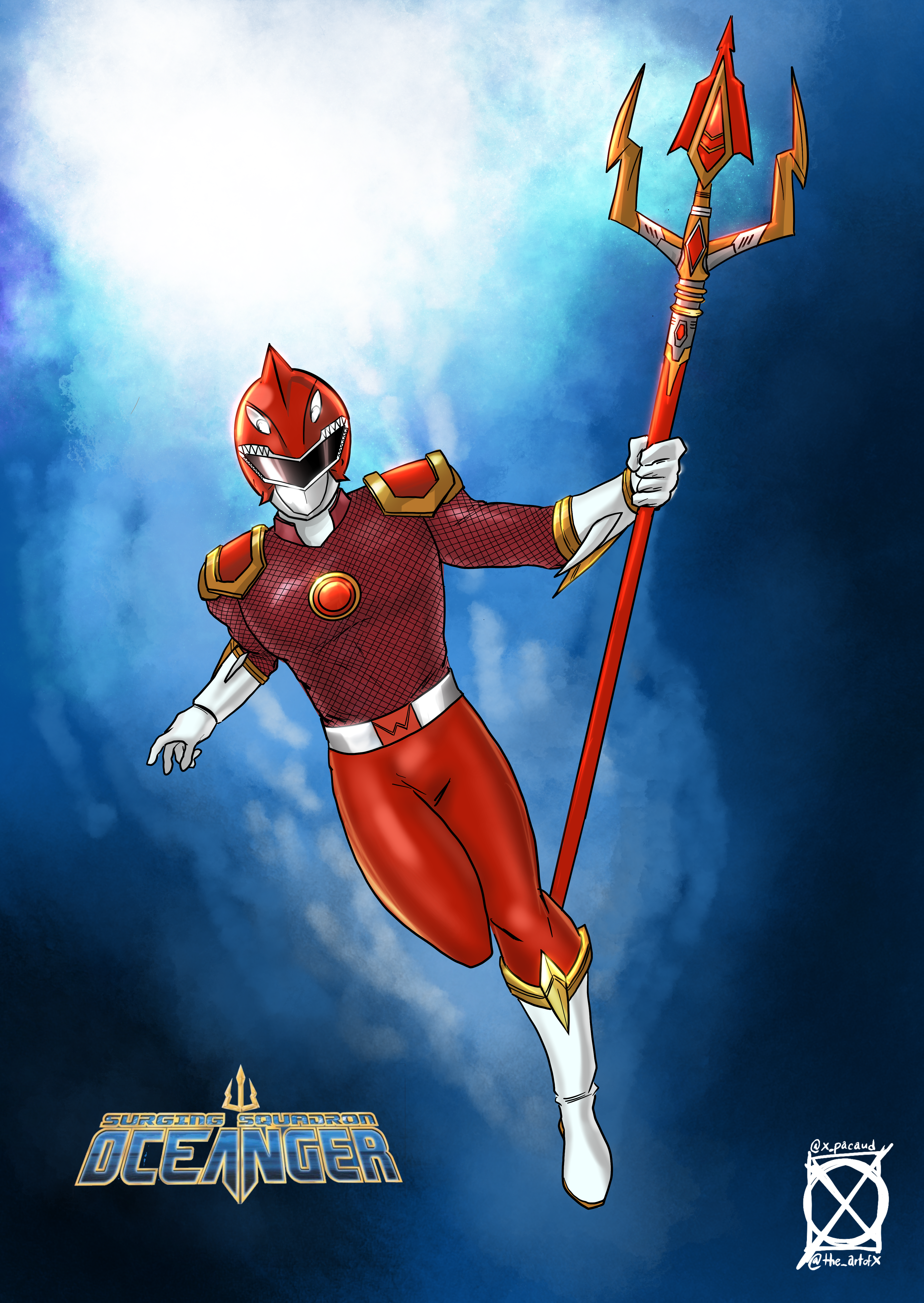 Basic version - Oceanger Red Ranger