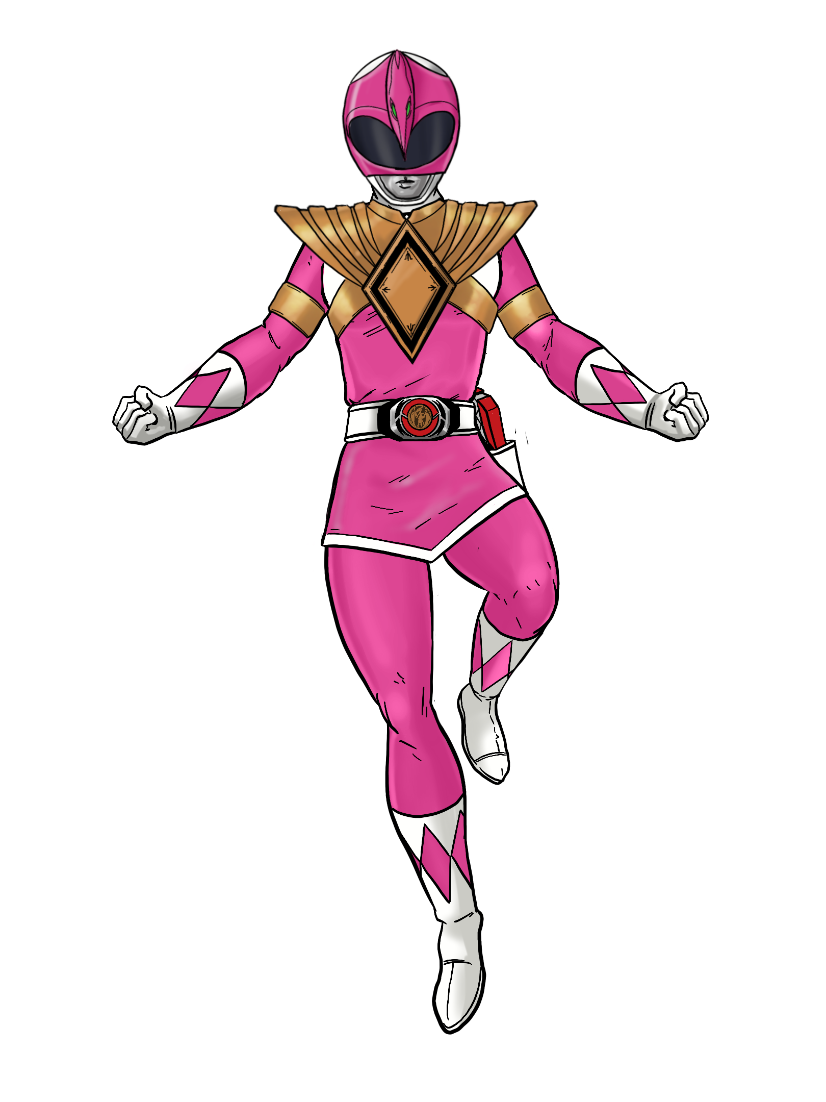 Armored Pink Ranger by Xtophe on DeviantArt