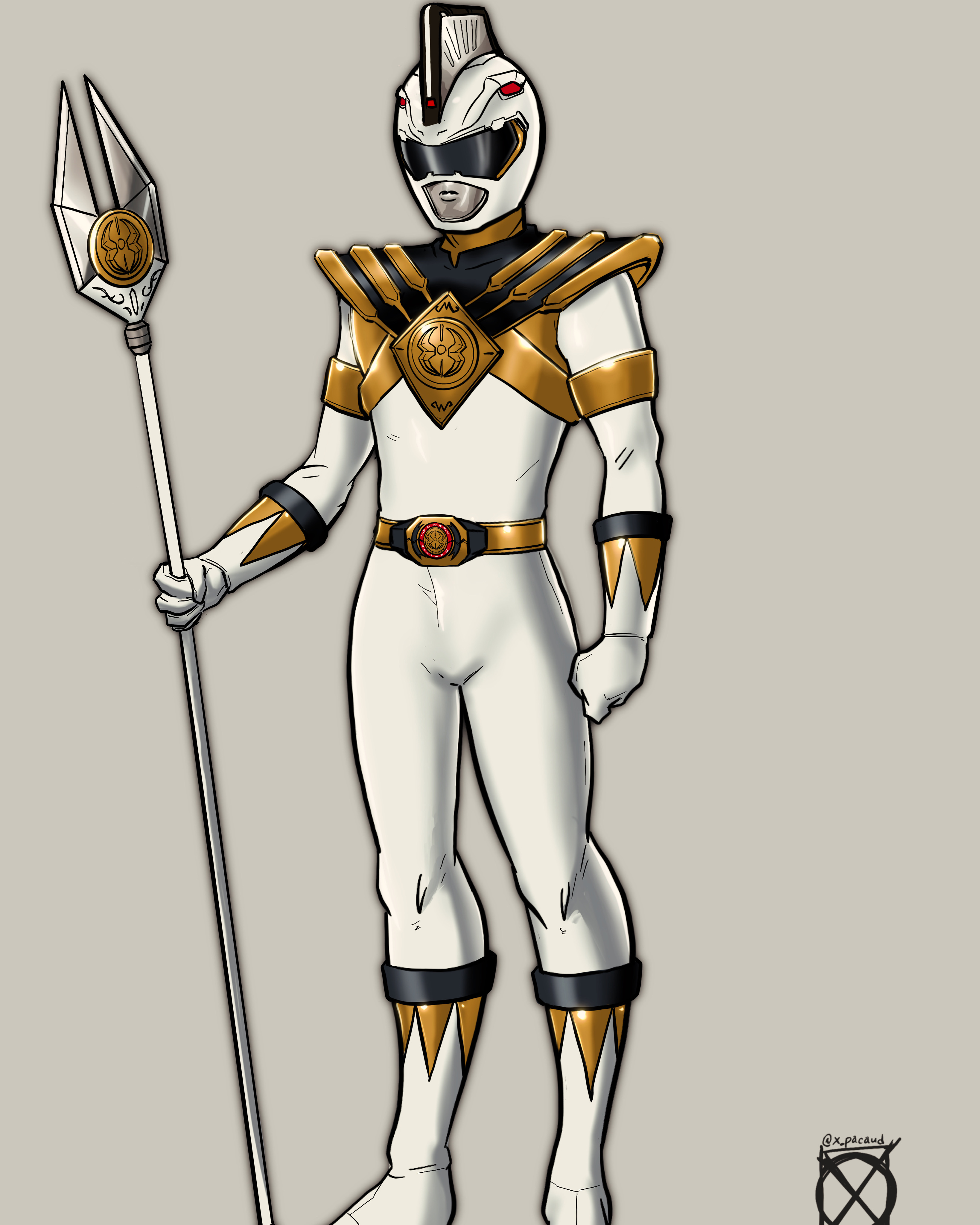 Mmpr Fan Ranger MMPR White Ranger by Xtophe on DeviantArt