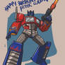 Birthday edition Optimus Prime